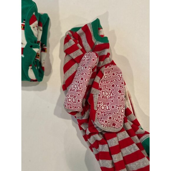 Carters Just One You Fleece Santa Clause Christmas Footed Pajamas Size 2 Toddler - Picture 16 of 16